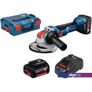 Угловая шлифмашина Bosch GWX 18V-10 Professional 06017B0102 (с 2-мя АКБ, кейс)