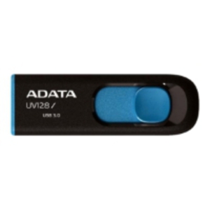 USB Flash A-Data DashDrive UV128 Black/Blue 64GB (AUV128-64G-RBE)