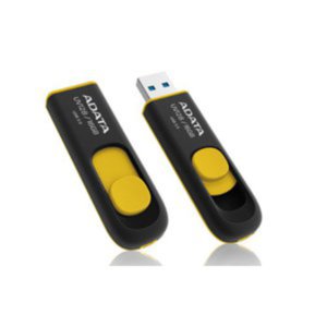 USB Flash A-Data DashDrive UV128 Black/Yellow 16GB (AUV128-16G-RBY)