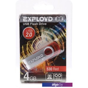 USB Flash Exployd 530 4GB (красный)