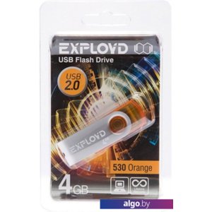 USB Flash Exployd 530 4GB (оранжевый)