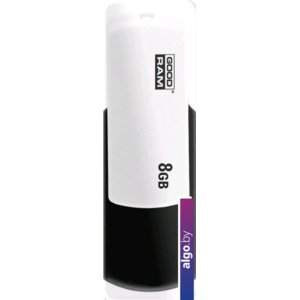 USB Flash GOODRAM UCO2 8GB (черный/белый) [UCO2-0080KWR11]