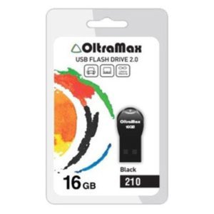 USB Flash Oltramax 210 16GB (черный) [OM-16GB-210-Black]