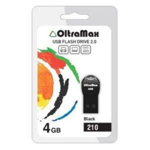 USB Flash Oltramax 210 4GB (черный) [OM-4GB-210-Black]