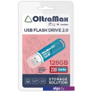 USB Flash Oltramax 230 128GB (бирюзовый)
