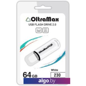 USB Flash Oltramax 230 64GB (белый) [OM-64GB-230-White]