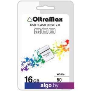 USB Flash Oltramax 50 16GB (белый)