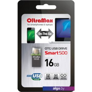 USB Flash Oltramax Smart 500 16GB [OM016GB500SM-OTG]