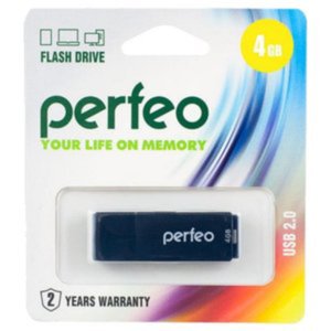 USB Flash Perfeo C04 16GB (черный) [PF-C04B016]