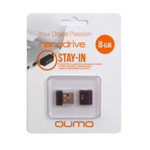 USB Flash QUMO NanoDrive 8Gb Black