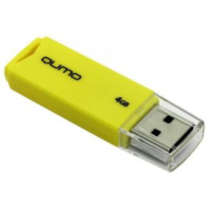 USB Flash QUMO Tropic 4Gb Yellow