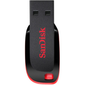 USB Flash SanDisk Cruzer Blade Black 64GB (SDCZ50-064G-B35)