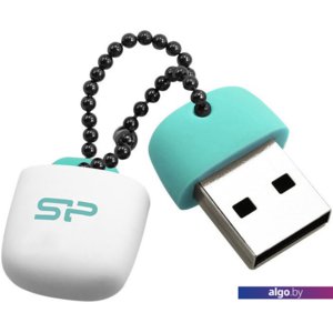 USB Flash Silicon-Power Jewel J07 Aqua Green 64GB (SP064GBUF3J07V1B)