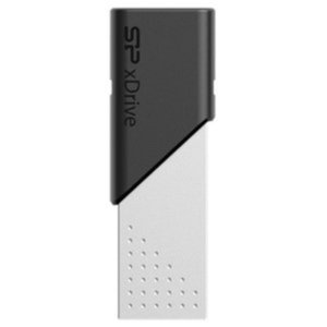 USB Flash Silicon-Power xDrive Z50 32GB (черный/серебристый)