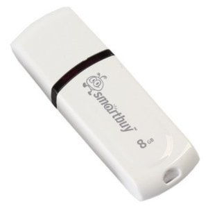 USB Flash Smart Buy 8GB Paean White (SB8GBPN-W)