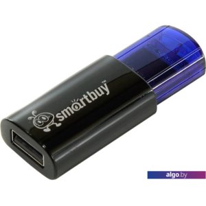 USB Flash Smart Buy Click 64GB (черный/синий)