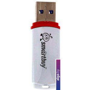 USB Flash Smart Buy Crown White 16GB (SB16GBCRW-W)