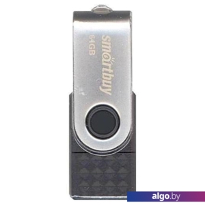 USB Flash Smart Buy Double 64GB SB64GBTRIO (черный)