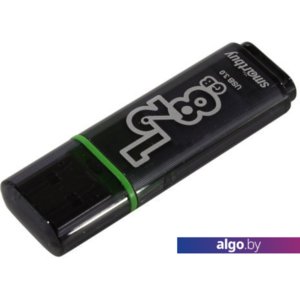 USB Flash Smart Buy Glossy 128GB (черный)