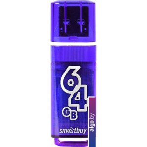 USB Flash Smart Buy Glossy Dark Blue 64GB [SB64GBGS-DB]