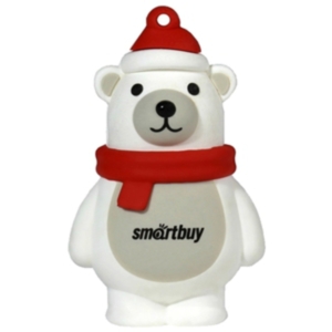USB Flash Smart Buy NY series Белый Медведь 8GB