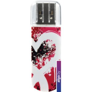 USB Flash Verbatim Graffiti Edition 8GB (красный/белый)