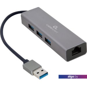 USB-хаб Cablexpert A-AMU3-LAN-01