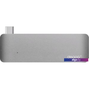 USB-хаб Deppa USB-C адаптер для MacBook (графит)