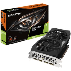 Видеокарта Gigabyte GeForce GTX 1660 OC 6GB GDDR5 GV-N1660OC-6GD