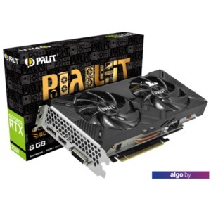 Видеокарта Palit GeForce RTX 2060 Dual OC 6GB GDDR6 NE62060S18J9-1160A