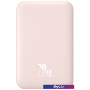 Внешний аккумулятор Baseus Magnetic Wireless PPCX020004 6000mAh (розовый)