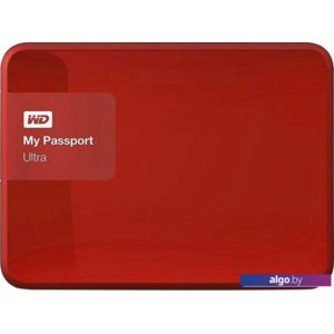 Внешний жесткий диск WD My Passport Ultra 1TB Red [WDBGPU0010BRD]