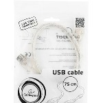 Кабель Cablexpert CCF-USB2-AMAF-TR-0.75M Кабель Cablexpert CCF-USB2-AMAF-TR-0.75M
