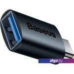 Адаптер Baseus ZJJQ000003 USB Type-C - USB Type-A (синий) Адаптер Baseus ZJJQ000003 USB Type-C - USB Type-A (синий)