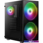 Корпус AeroCool Python Python-G-BK-v1 Корпус AeroCool Python Python-G-BK-v1