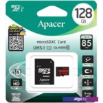 Карта памяти Apacer microSDXC AP128GMCSX10U5-R 128GB (с адаптером) Карта памяти Apacer microSDXC AP128GMCSX10U5-R 128GB (с адаптером)