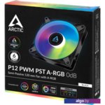 Вентилятор для корпуса Arctic P12 PWM PST A-RGB 0dB ACFAN00231A Вентилятор для корпуса Arctic P12 PWM PST A-RGB 0dB ACFAN00231A
