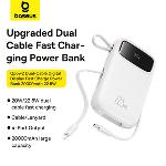 Внешний аккумулятор Baseus Qpow2 Dual-Cable Digital Display Fast Charge Power Bank 22.5W 20000mAh (голубой) Внешний аккумулятор Baseus Qpow2 Dual-Cable Digital Display Fast Charge Power Bank 22.5W 20000mAh (голубой)