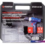 Дрель-шуруповерт FORSAGE BT-CD11-A1 (с 2-мя АКб, кейс, набор оснастки) Дрель-шуруповерт FORSAGE BT-CD11-A1 (с 2-мя АКб, кейс, набор оснастки)