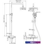 Душевая система Wasserkraft A11301 Душевая система Wasserkraft A11301