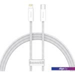 Кабель Baseus Lightning - USB Type-C CALD000102 (2 м, белый) Кабель Baseus Lightning - USB Type-C CALD000102 (2 м, белый)