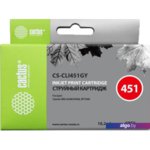 Картридж CACTUS CS-CLI451GY (аналог Canon CLI-451GY (6527B001)) Картридж CACTUS CS-CLI451GY (аналог Canon CLI-451GY (6527B001))