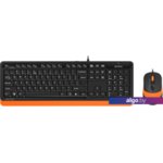 Клавиатура + мышь A4Tech Fstyler F1010 (черный/оранжевый) Клавиатура + мышь A4Tech Fstyler F1010 (черный/оранжевый)