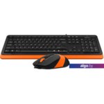 Клавиатура + мышь A4Tech Fstyler F1010 (черный/оранжевый) Клавиатура + мышь A4Tech Fstyler F1010 (черный/оранжевый)