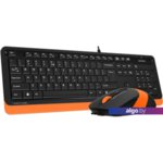 Клавиатура + мышь A4Tech Fstyler F1010 (черный/оранжевый) Клавиатура + мышь A4Tech Fstyler F1010 (черный/оранжевый)