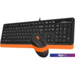 Клавиатура + мышь A4Tech Fstyler F1010 (черный/оранжевый) Клавиатура + мышь A4Tech Fstyler F1010 (черный/оранжевый)