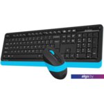 Клавиатура + мышь A4Tech Fstyler FG1010 (черный/синий) Клавиатура + мышь A4Tech Fstyler FG1010 (черный/синий)