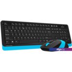 Клавиатура + мышь A4Tech Fstyler FG1010 (черный/синий) Клавиатура + мышь A4Tech Fstyler FG1010 (черный/синий)