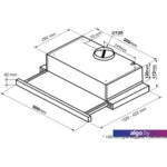 Кухонная вытяжка Korting KHP 6617 RB Кухонная вытяжка Korting KHP 6617 RB