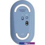 Мышь Logitech M350 Pebble (голубой) Мышь Logitech M350 Pebble (голубой)